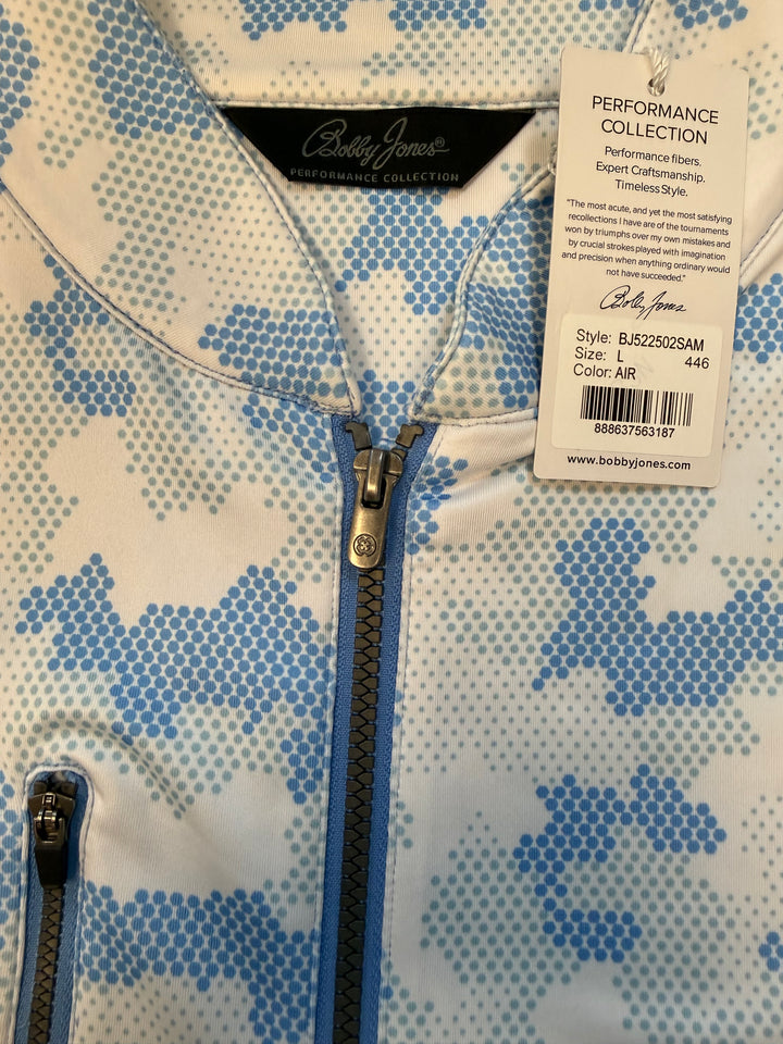 Bobby Jones Patriot Gamer Blade Collar Full-Zip Vest - Air - Large
