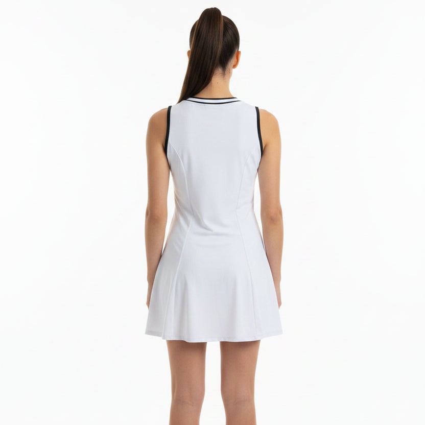Original Penguin Women's Tennis Dress Performance Bright White Size S