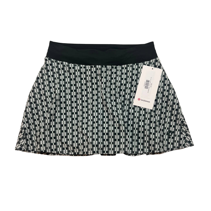 Lululemon Lightweight HR Tennis Skort (14") - Green/Grey