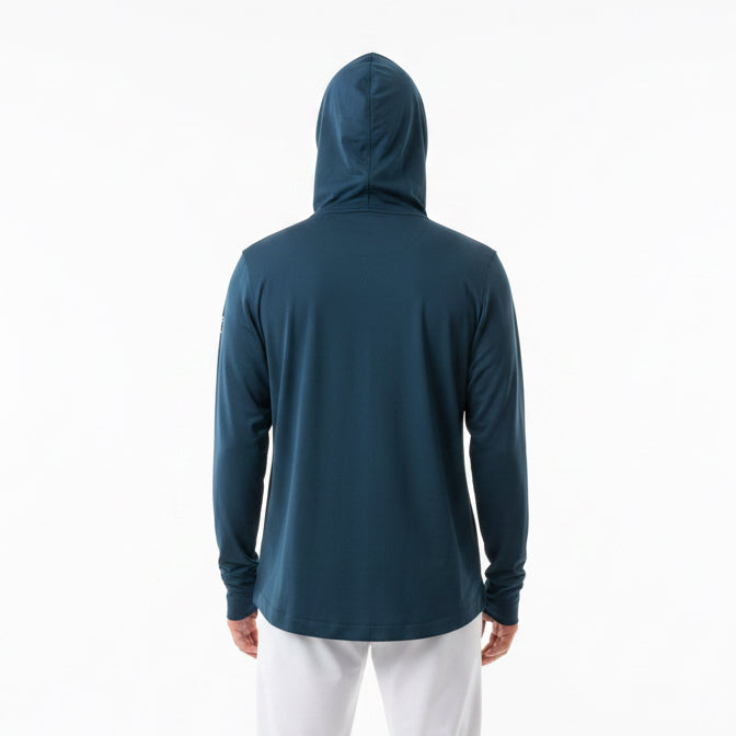 Johnnie-O Men's Golf Hoodie Talon Featherweight Performance (w/ logo) Navy Size XS
