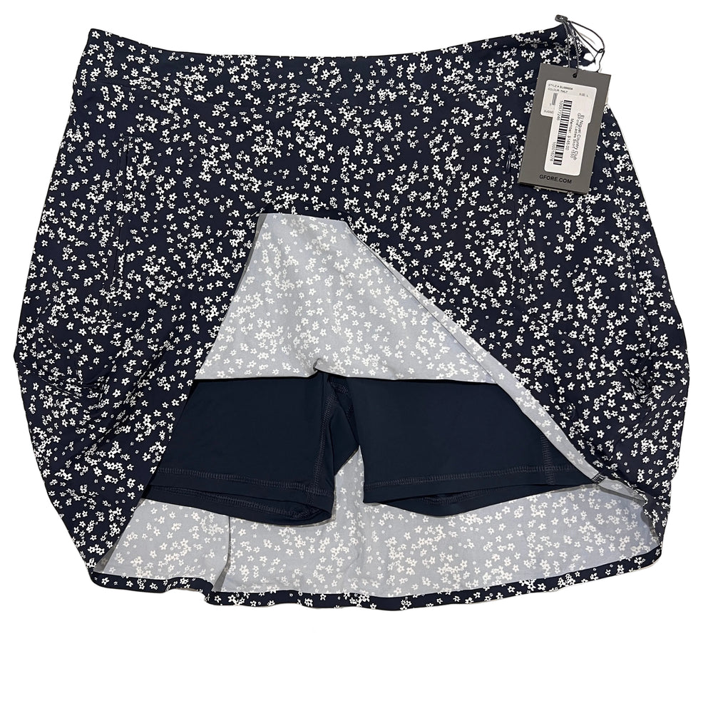 G/FORE Cherry Blossom Tech Jersey A-Line Skort (17") - Twilight - Large - Skorzie