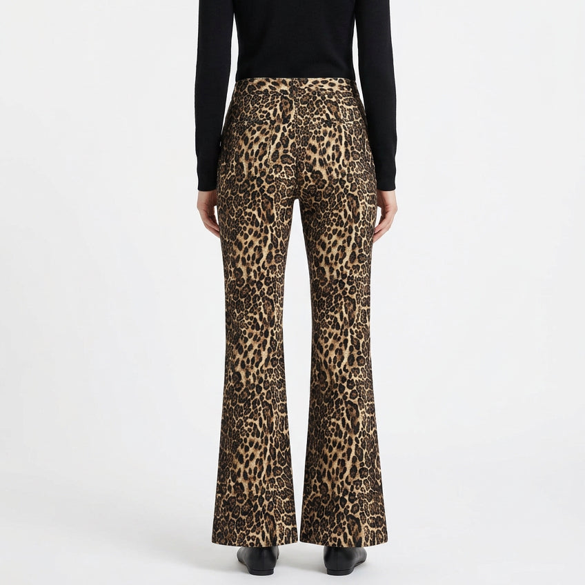 J. McLaughlin Women's Pants (29.5") Cheetah Print - Skorzie