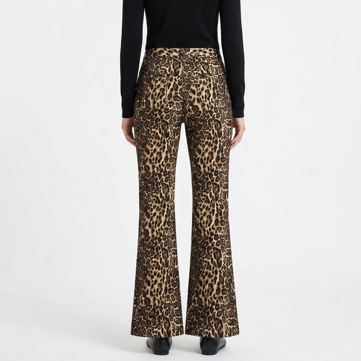 J. McLaughlin Women's Pants (29.5") Cheetah Print - Skorzie