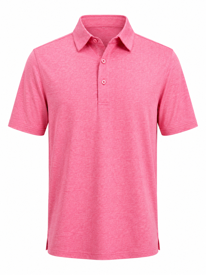 Bobby Jones Performance Print Jersey Polo - Carnation - Large