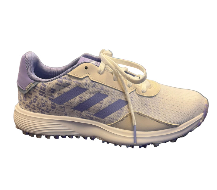 Adidas Women's Spikeless Golf Shoe - White/Purple