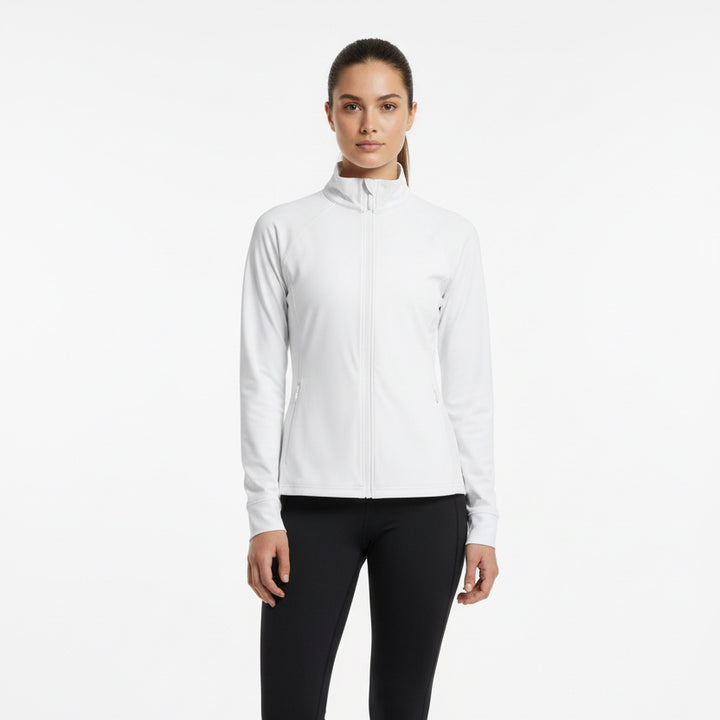 Straight Down Women's Full-Zip Jacket White Size S