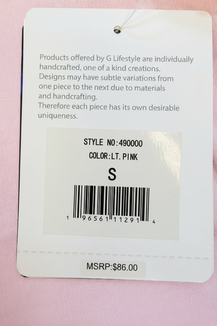 G-Lifestyle Color Block Sleeveless Performance Top - Pink/White
