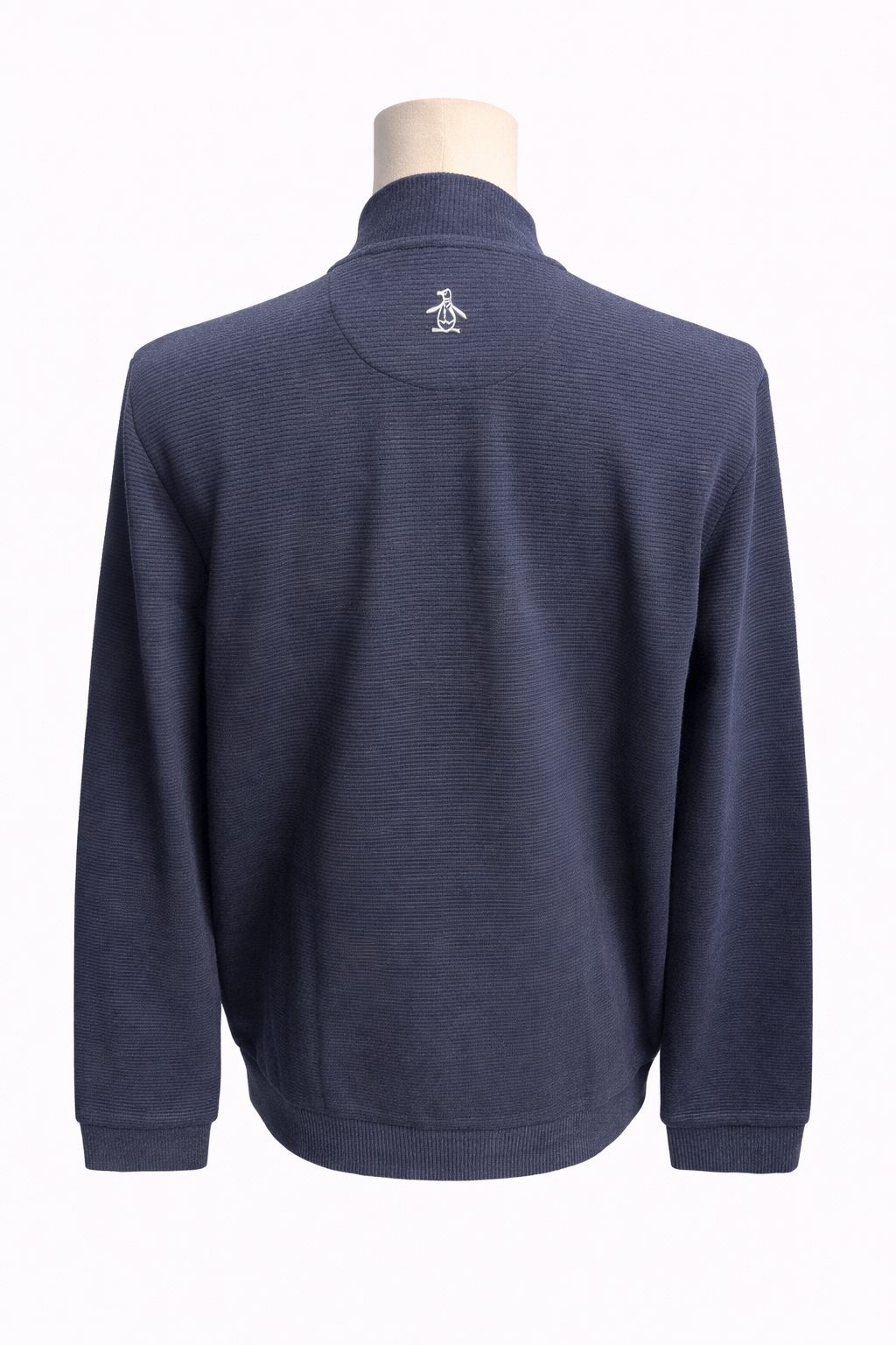 Penguin Navy Quarter Zip Pullover - Medium - Skorzie