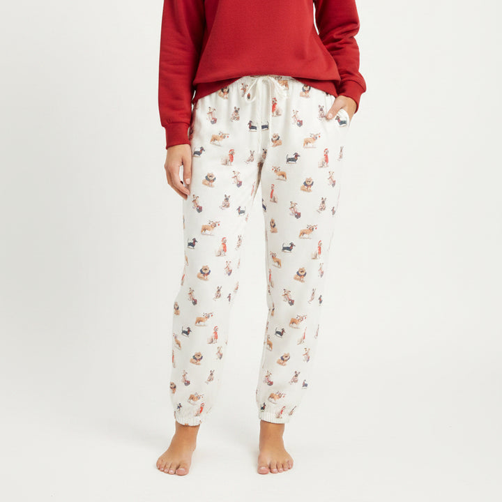 Z Supply Classic Pup Jogger (27") - Holiday White - X-Large - Skorzie