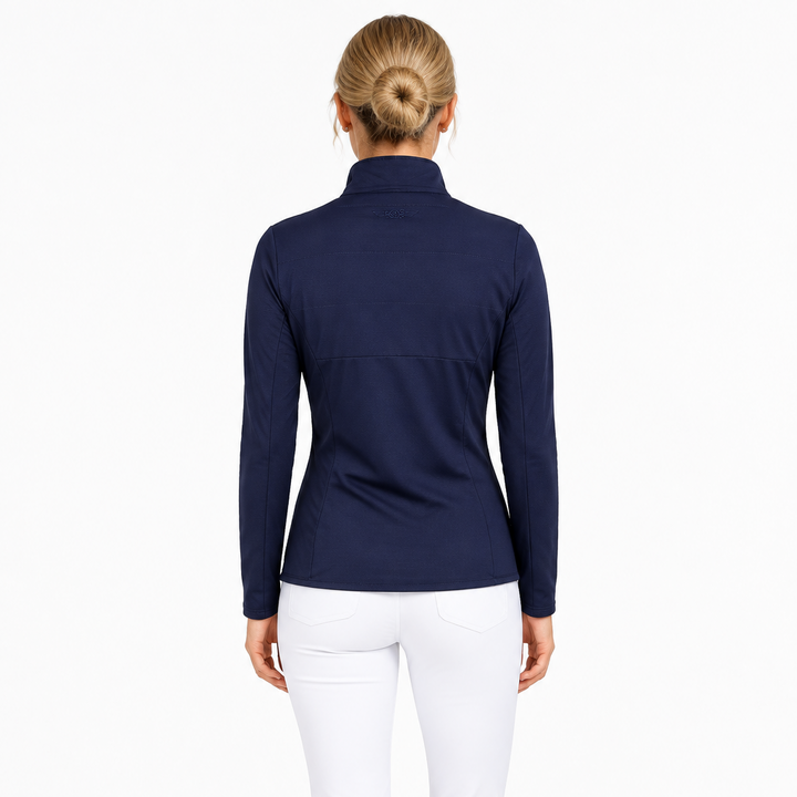 Straight Down Women's Half Zip Althea New Indigo Size M