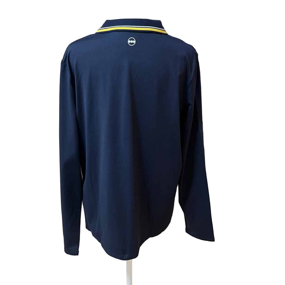 Swing Control Velocity LS Polo (w/ logo) - Navy - X-Large - FINAL SALE ITEM - Skorzie