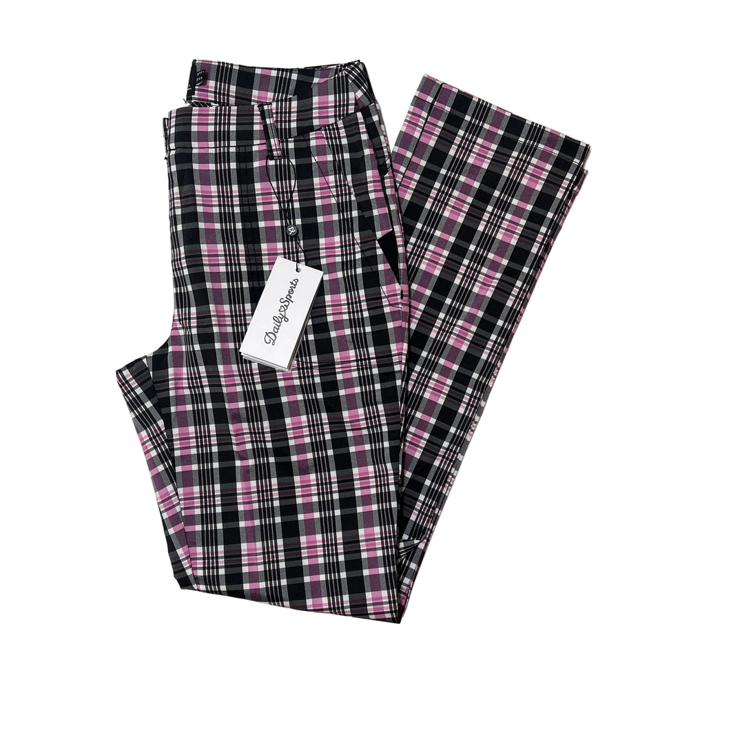 Daily Sports Print Pants (32") - Black Plaid - 6 - Skorzie