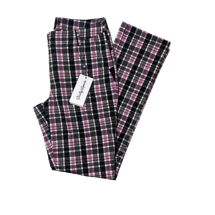 Daily Sports Print Pants (32") - Black Plaid - 6 - Skorzie