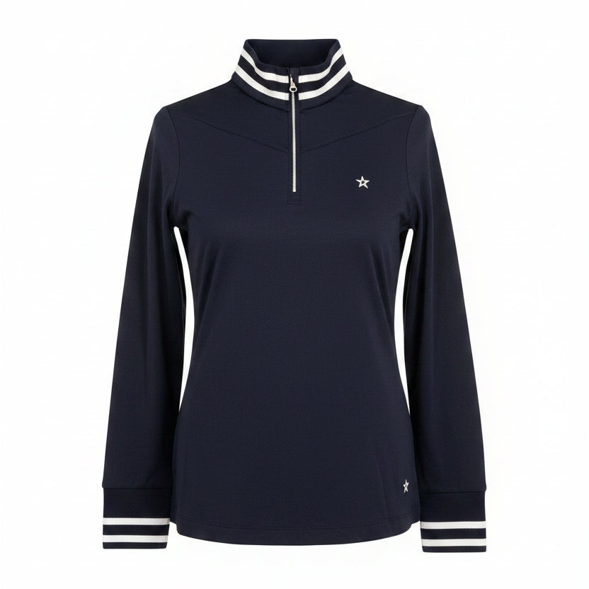 Lohla Sport The Eloise L/S Top - Navy - Medium/Large - Skorzie