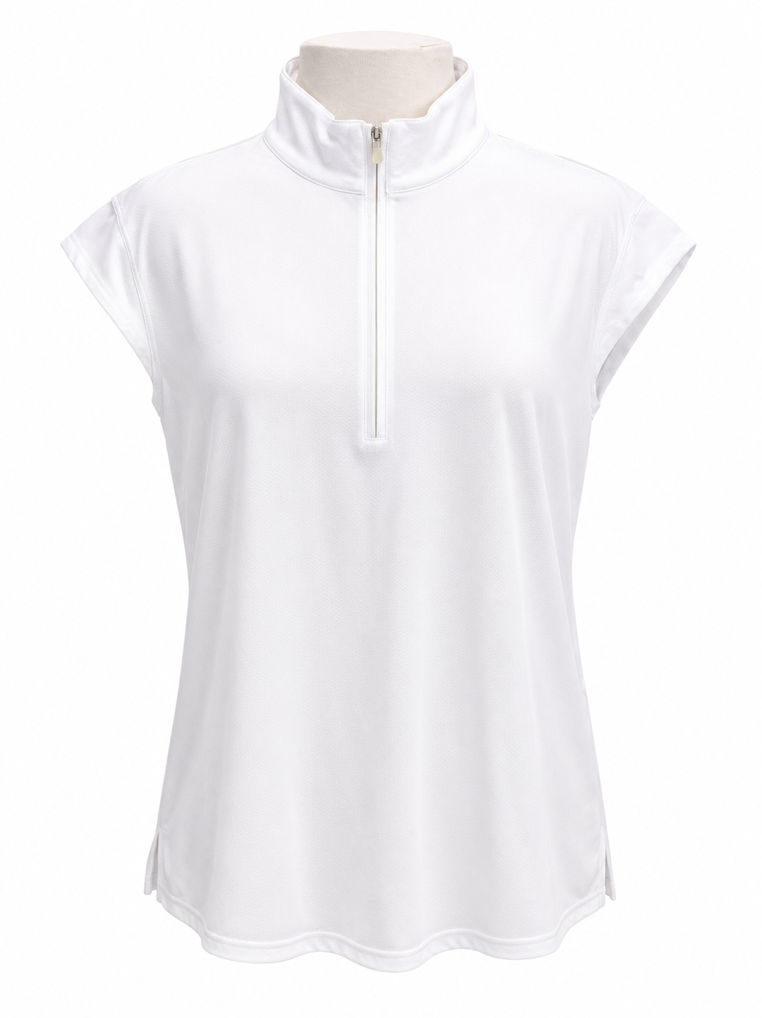 SanSoleil SolCool Sleeveless Mock  - White