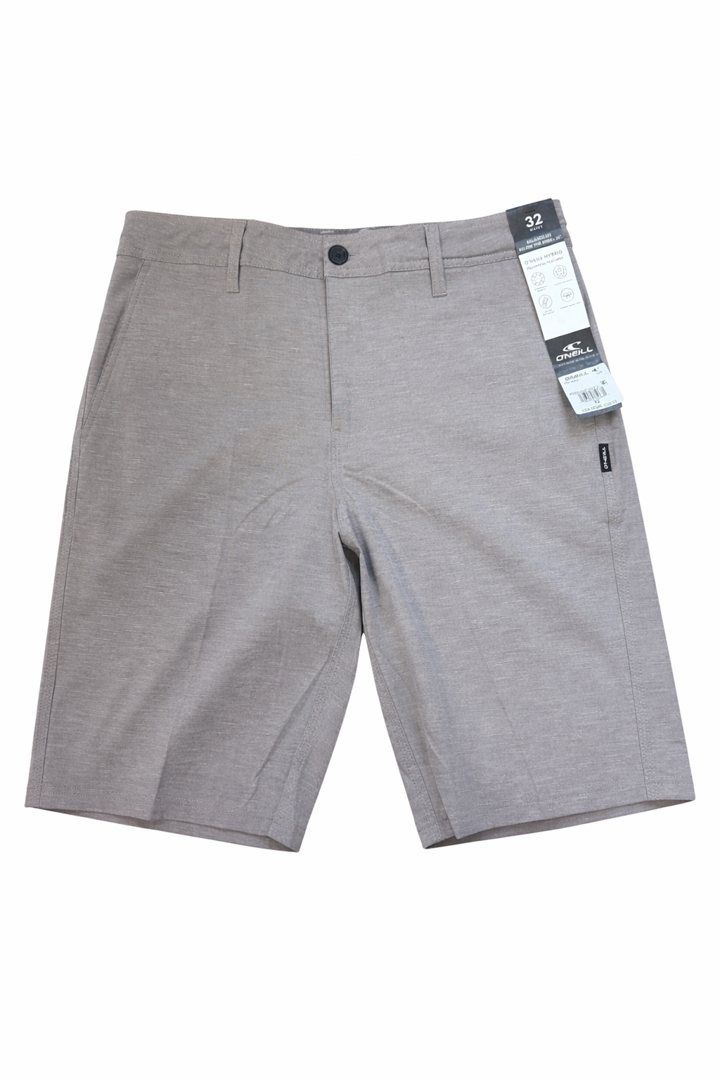 O'Neill Men's Reserve Light Check 21" Short - Gray - Size 32 - Skorzie
