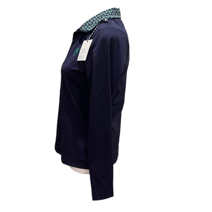 RNWK Quarter Zip (w/ logo) - Navy - X-Small - Skorzie