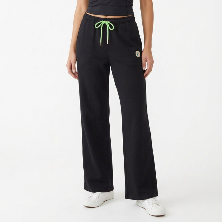 Rally Club Women's Sweatpants Wide Leg 32" Black