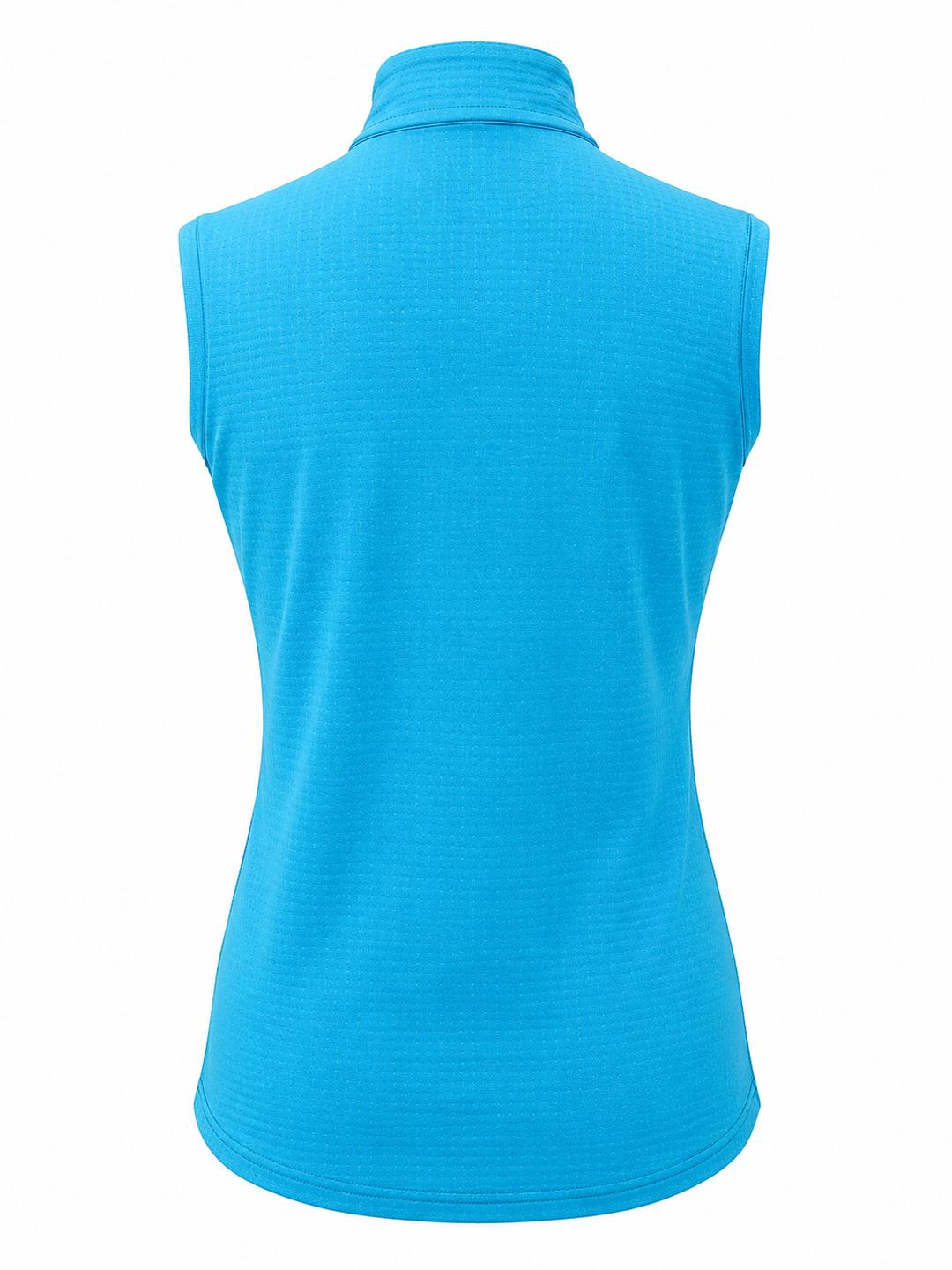 SanSoleil Womens Sleeveless Zip Top - Turquoise