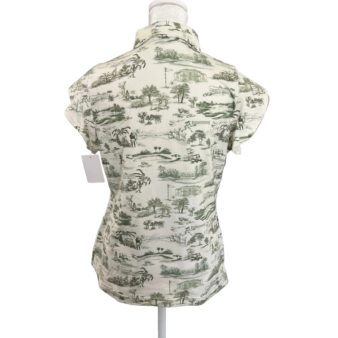 GGBlue Harper Ice Short Sleeve - Country Club Toile - Small - Skorzie