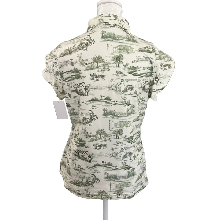 GGBlue Harper Ice Short Sleeve - Country Club Toile - Small - Skorzie