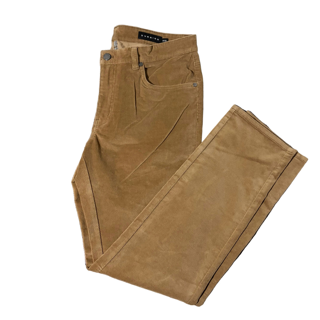 Dunning Seabury Corduroy Performance Pant - Bronze - 34X32