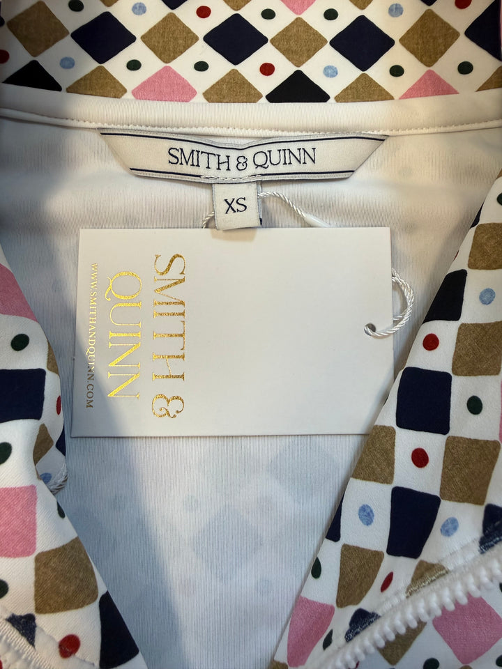 Smith & Quinn Ava Quarter Zip - French Tile - XS