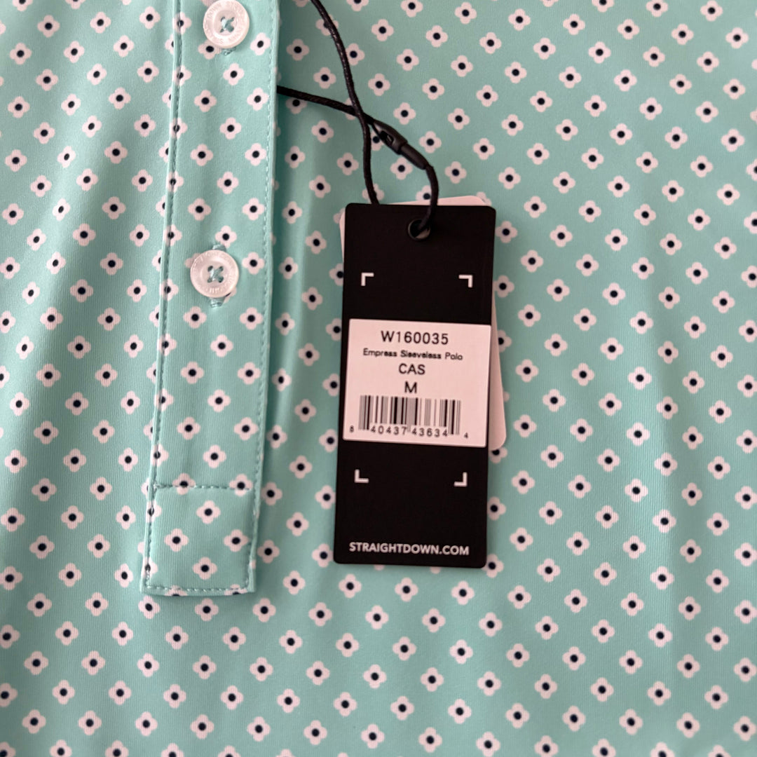 Straight Down Women's Golf Polo Empress S/L Cascade Size M