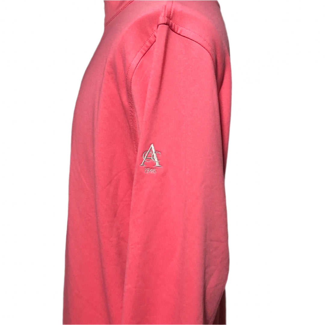 Peter Millar Perth 1/4 Zip (w/ logo) - Coral - X-Large - Skorzie