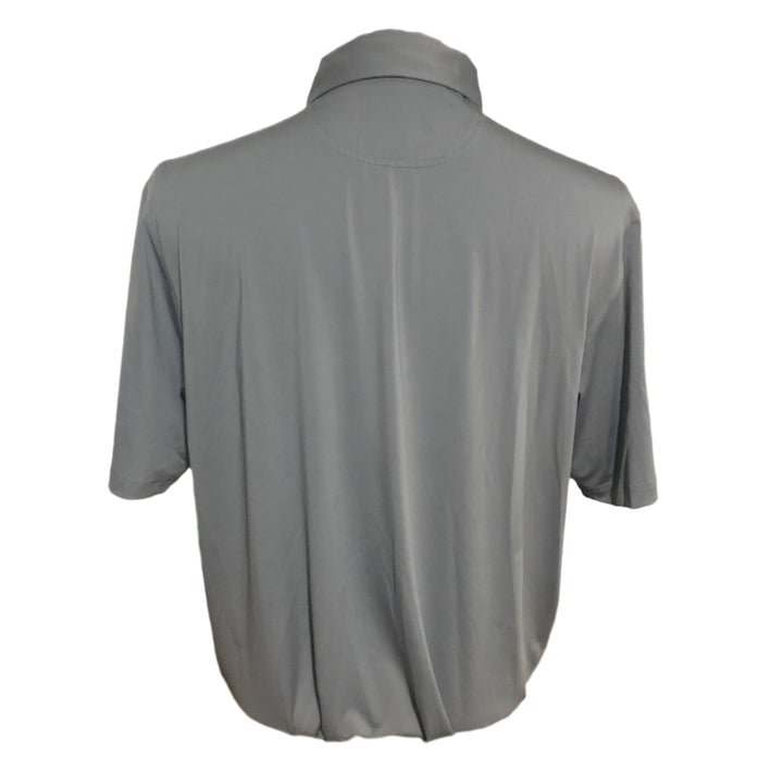 Bobby Jones Jersey Solid Polo (w/ logo) - Graphite - Large - Skorzie