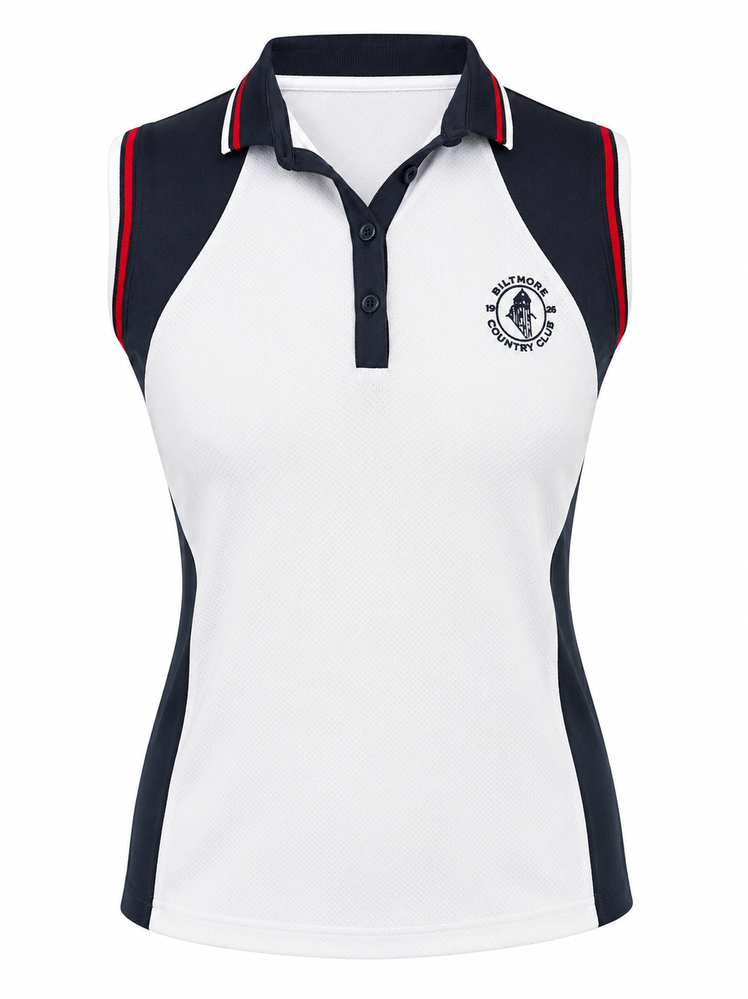 EP NY Sleeveless Color Block Polo (w/ logo) - XS