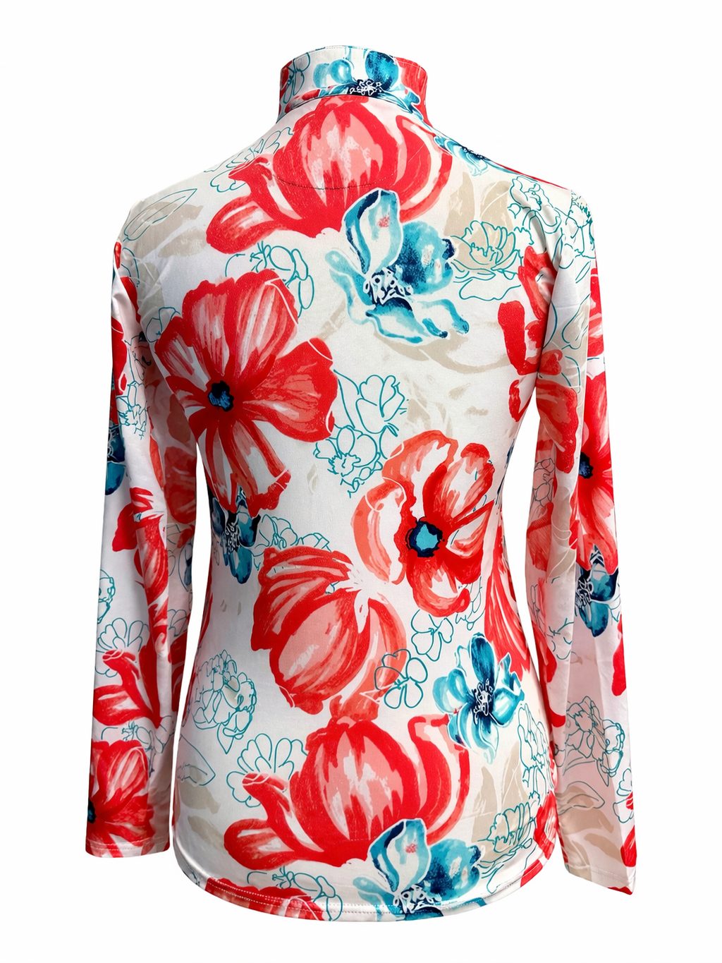 SanSoleil SOLCOOL PRINT MOCK -  GARDEN PARTY PINK - Skorzie