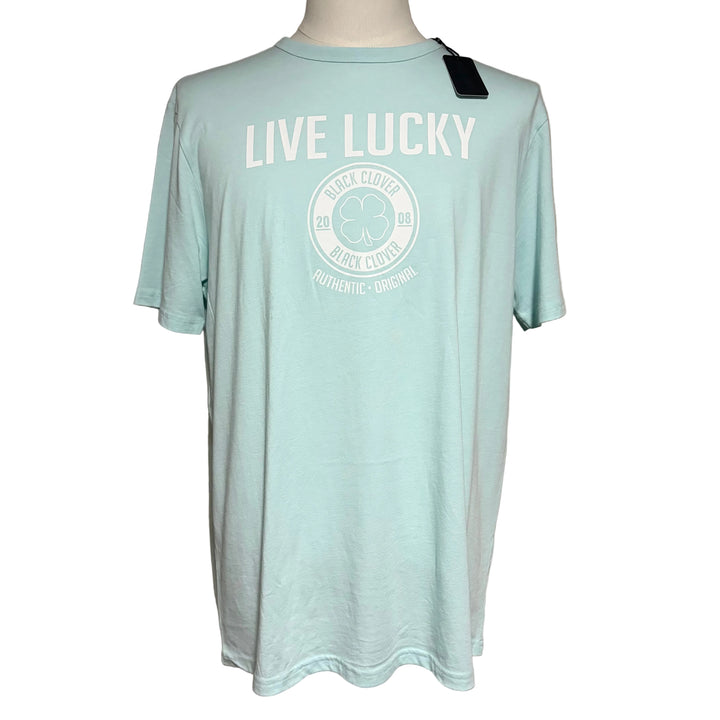Black Clover Authentic Luck Tee - Jelly Mint - Large (FINAL SALE ITEM) - Skorzie