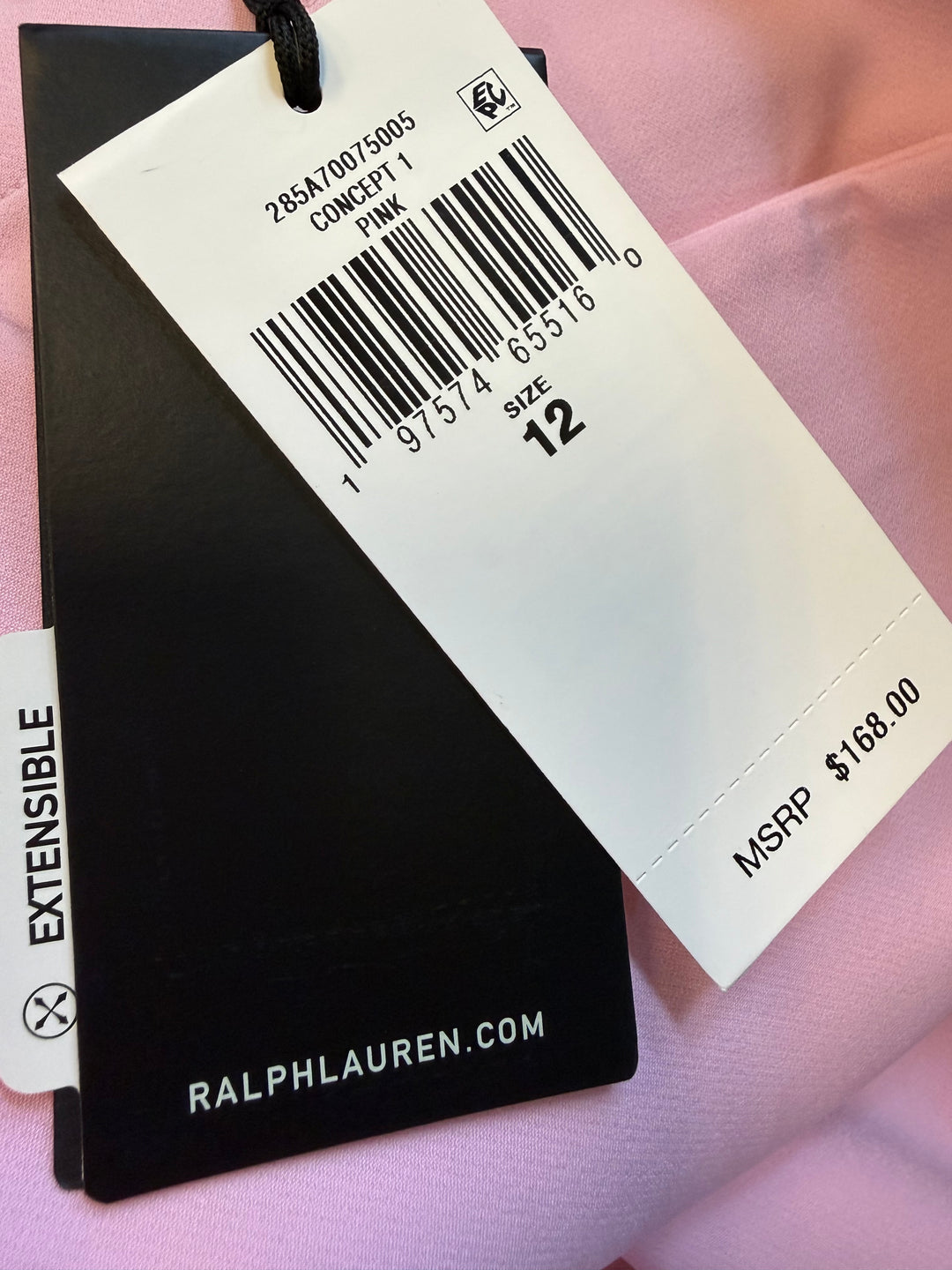 RLX Side Zip Stretch Golf Pants - Light Pink - Size 12 - Skorzie