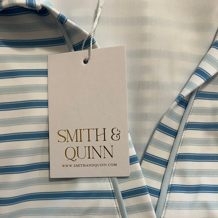 Smith & Quinn Women's S/L Polo Jack Seaside Stripe Size L