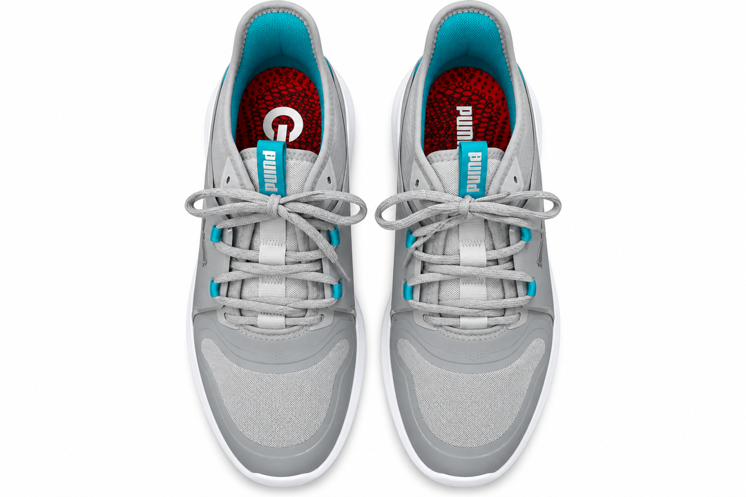 Puma Ladies Ignite Fasten8 Golf Shoes - Size 11 - Silver/Blue