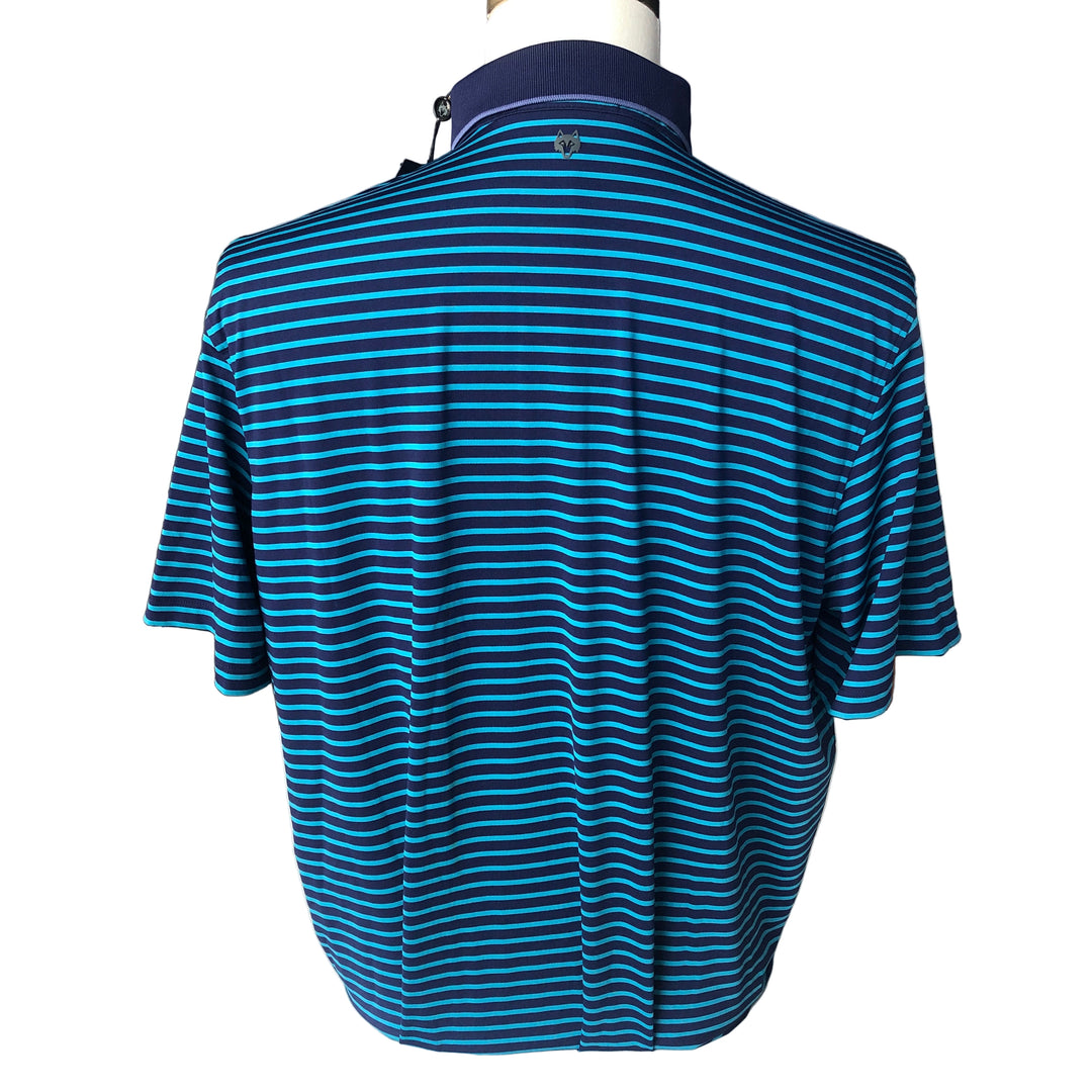 Greyson Ticonderoga Polo - Cyano/Maltese Blue - Skorzie