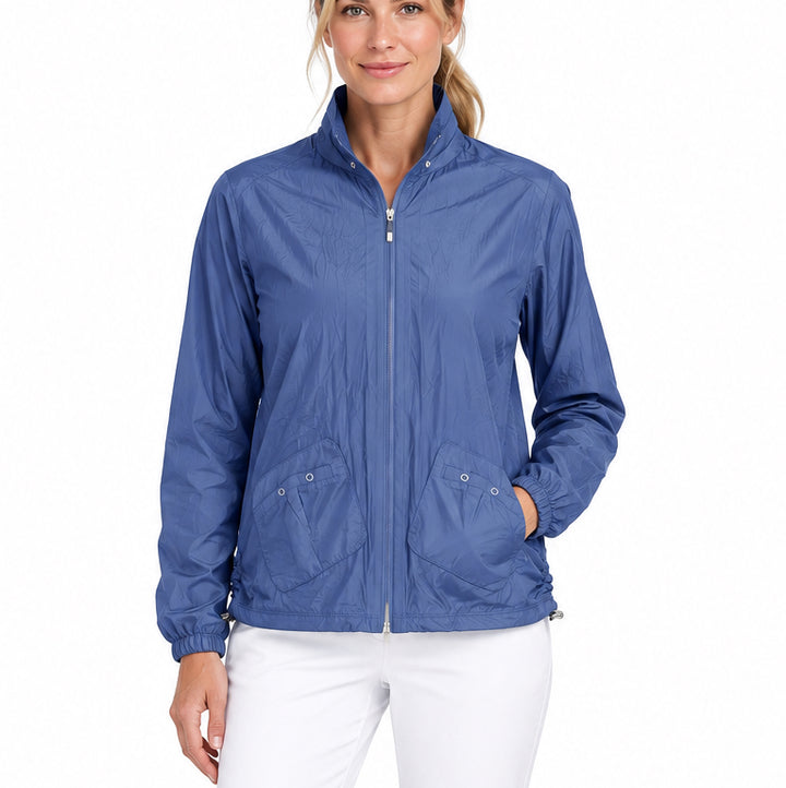 Jamie Sadock Women's Golf Sunsense Jacket Slate Size M