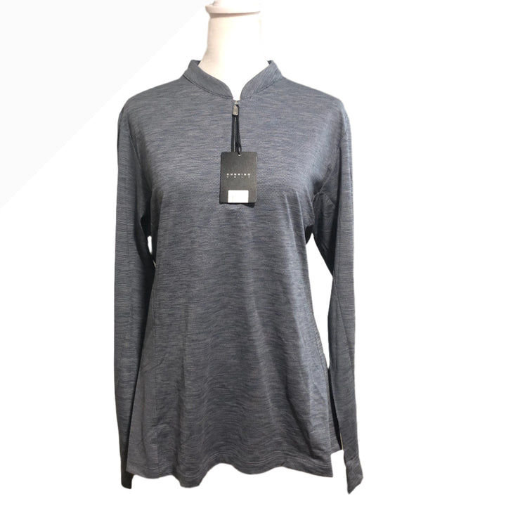 Dunning Golf 1/4 Zip (w/ logo) - Halo Heather - Skorzie