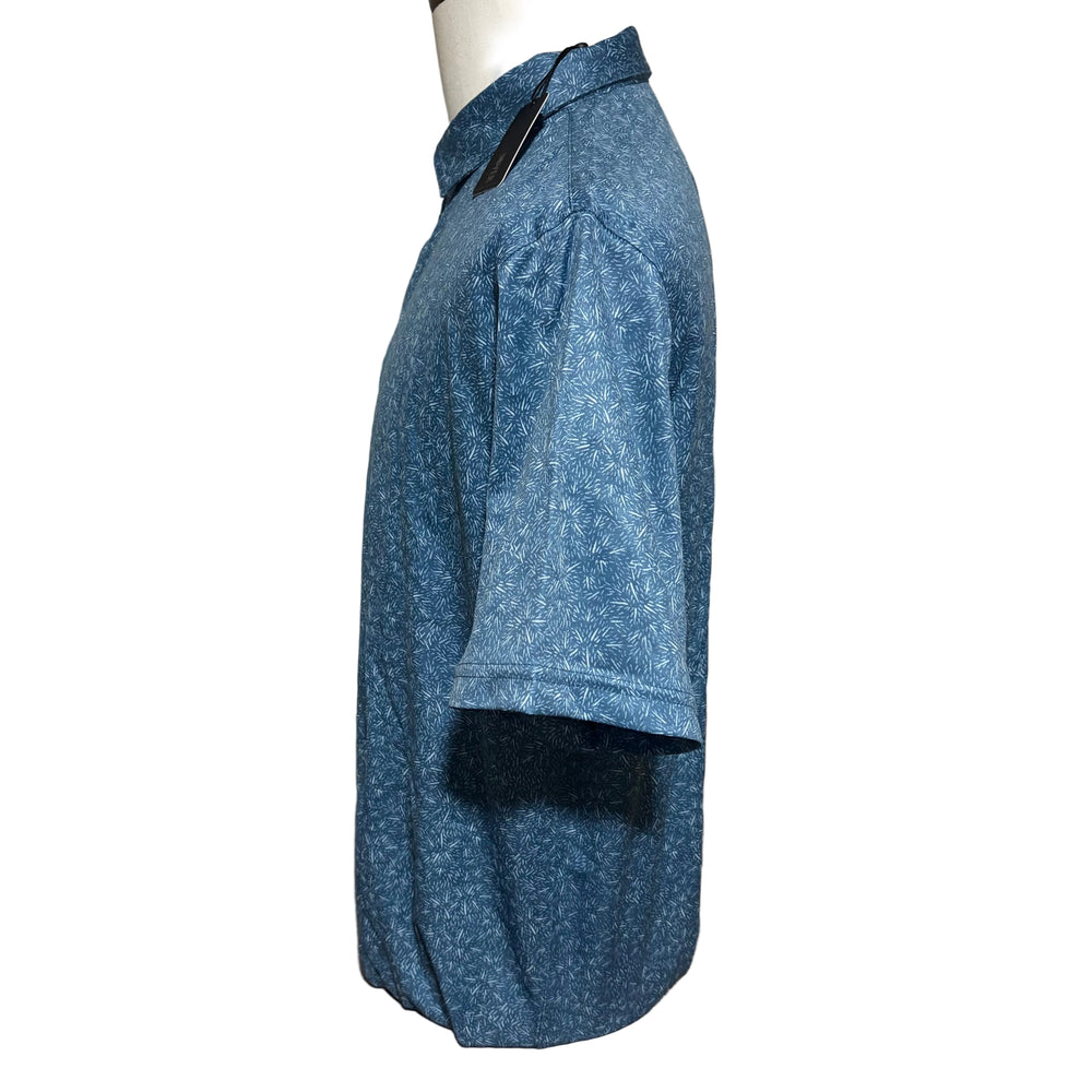 Black Clover Fireworks Polo - Moody Blue - Large - Skorzie