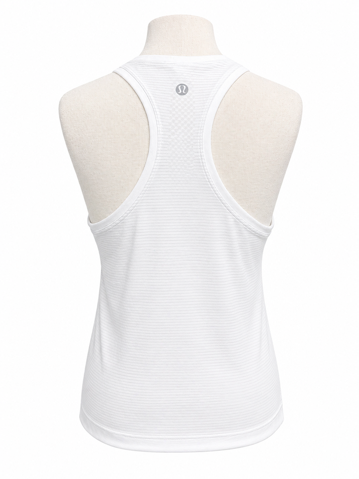Lululemon Swiftly Tech Racerback Tank Top -  White - 10 - Skorzie