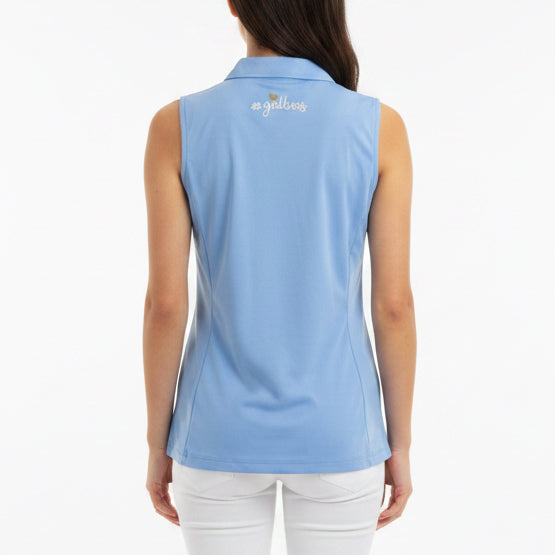 MDC Women's Golf Polo Meryl Baby Blue Size 38