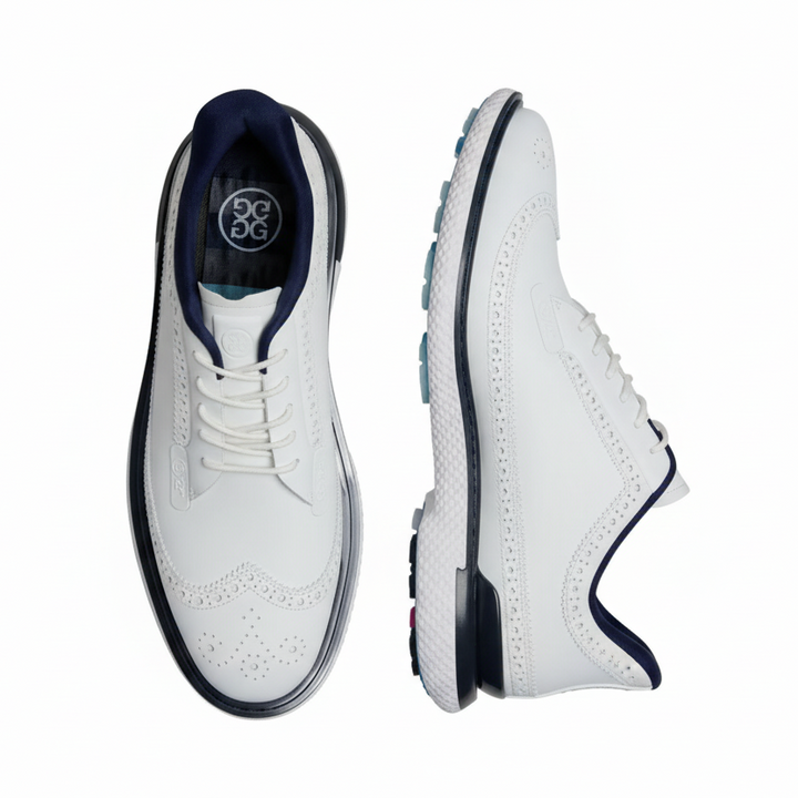 G/FORE Men's Golf Shoe Gallivan2R Longwing Snow/Twilight Size 10.5