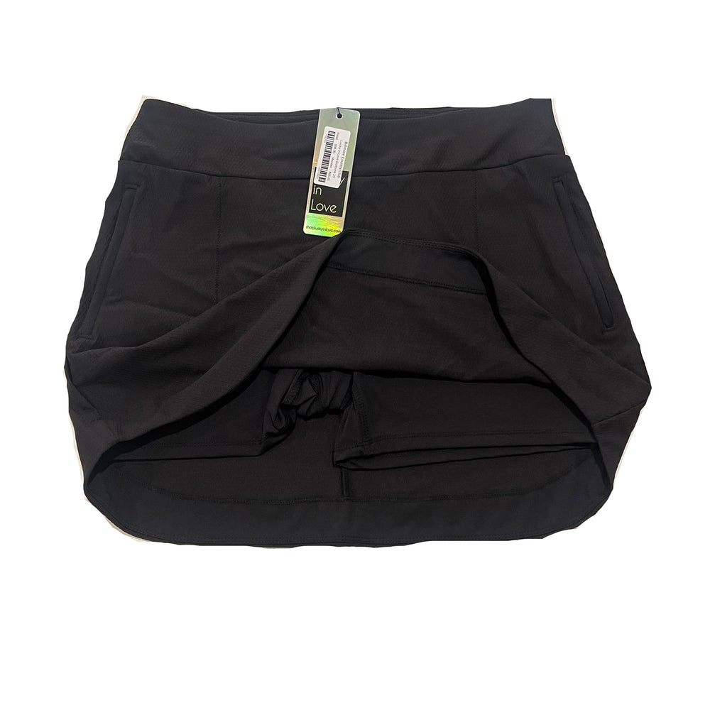 Lucky In Love Pace Pocket Skort (15.5") - Black - Large - Skorzie