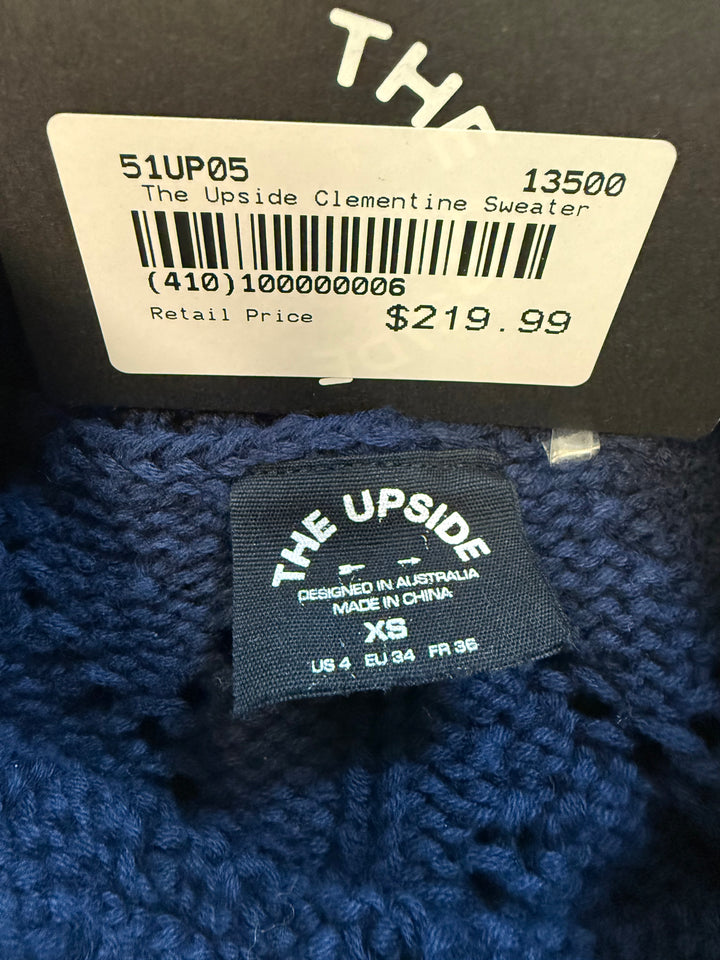 The Upside Clementine Sweater - Navy - XS