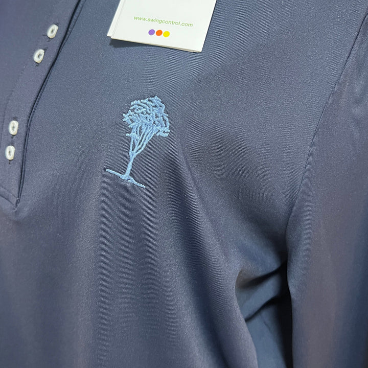 Swing Control Velocity LS Polo (w/ logo) - Navy - X-Large - FINAL SALE ITEM - Skorzie
