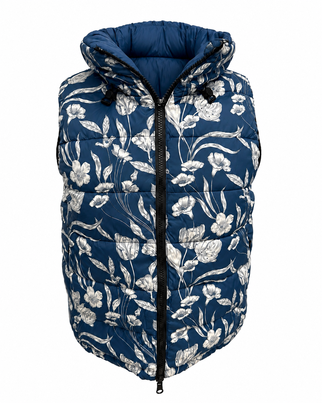 Kastel Denmark Reversible Full Zip Vest - French Tulip/Sailor Blue - Skorzie