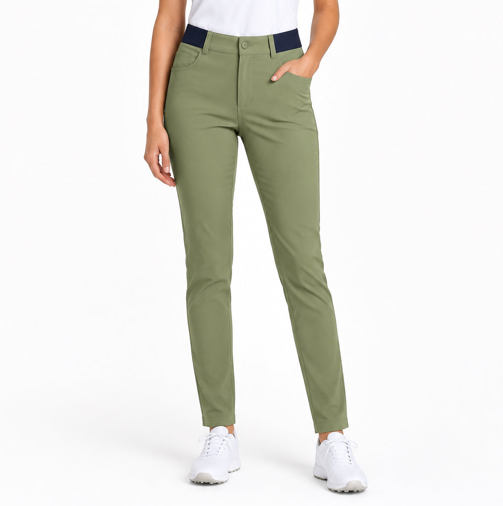 Chervo Women's Golf Pants Singolo 27" Green