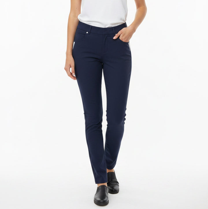 KJUS Women's Golf Pants Ikala Warm Treggings 30" Atlanta Blue Size XS