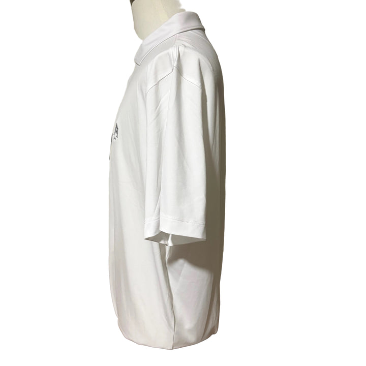Johnnie-O Birdie Performance Jersey Polo (w/logo) - White - Skorzie